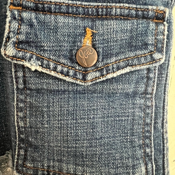 Joie denim pocket mini-skirt-size 6(fits like2/4) EUC - Picture 5 of 5